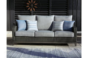 Elite Park Gray Outdoor Sofa with Cushion - P518-838 - Vega Furniture