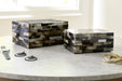 Ellford Black/Brown/Cream Box, Set of 2 - A2000596 - Vega Furniture