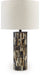 Ellford Black/Brown/Cream Table Lamp - L235684 - Vega Furniture