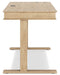 Elmferd Light Brown 53" Adjustable Height Desk - H302-29 - Vega Furniture