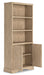 Elmferd Light Brown 72" Bookcase - H302-17 - Vega Furniture