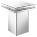 Elora Mirror Pedestal Square Top Accent Table - 936137 - Vega Furniture