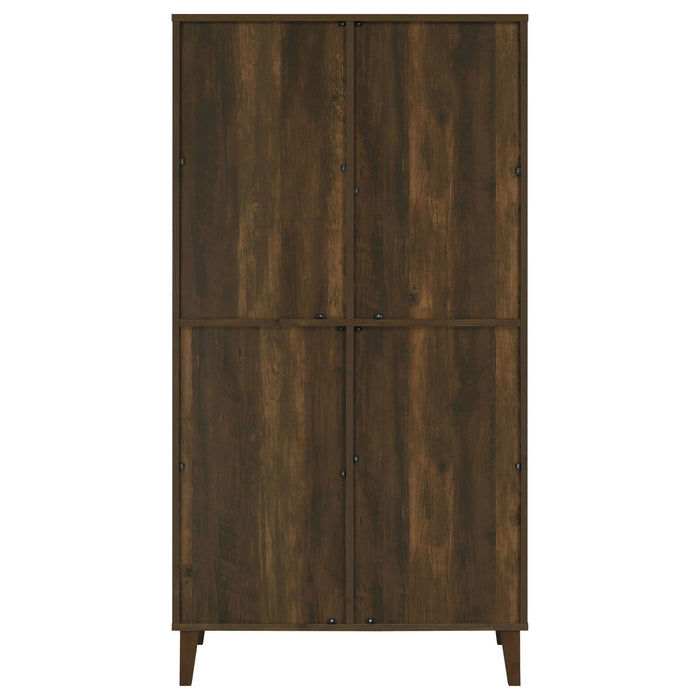 Elouise 4-door Engineered Wood Tall Accent Cabinet Dark Pine - 950335 - Vega Furniture