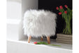 Elson White Storage Ottoman - A3000284 - Vega Furniture