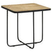 Elyna Travertine/Black Square Accent Table - 935855 - Vega Furniture