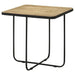 Elyna Travertine/Black Square Accent Table - 935855 - Vega Furniture