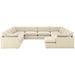 Elyza Linen 10-Piece RAF Chaise Sectional - SET | 1000617 | 1000664 | 1000677 | 1000677 | 1000646 | 1000646 | 1000646 | 1000646 | 1000646 | 1000646 - Vega Furniture