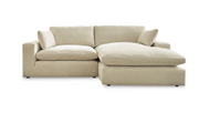 Elyza Linen 2-Piece RAF Chaise Sectional - SET | 1000617 | 1000664 - Vega Furniture