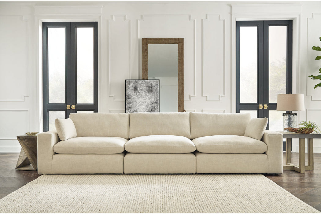 Elyza Linen 3-Piece Sectional - SET | 1000646 | 1000664 | 1000665 - Vega Furniture