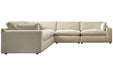 Elyza Linen 5-Piece Sectional - SET | 1000664 | 1000665 | 1000677 | 1000646(2) - Vega Furniture
