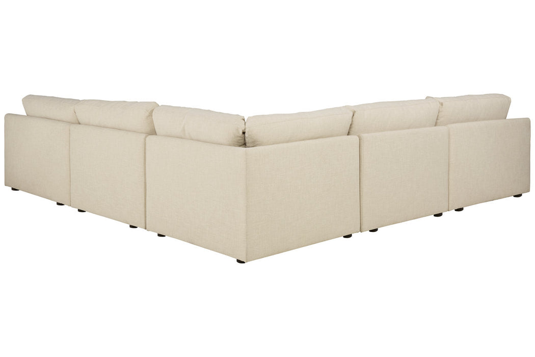 Elyza Linen 5-Piece Sectional - SET | 1000664 | 1000665 | 1000677 | 1000646(2) - Vega Furniture