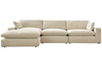 Elyza Linen LAF Sofa Chaise - SET | 1000616 | 1000665 | 1000646 | 1000608 - Vega Furniture
