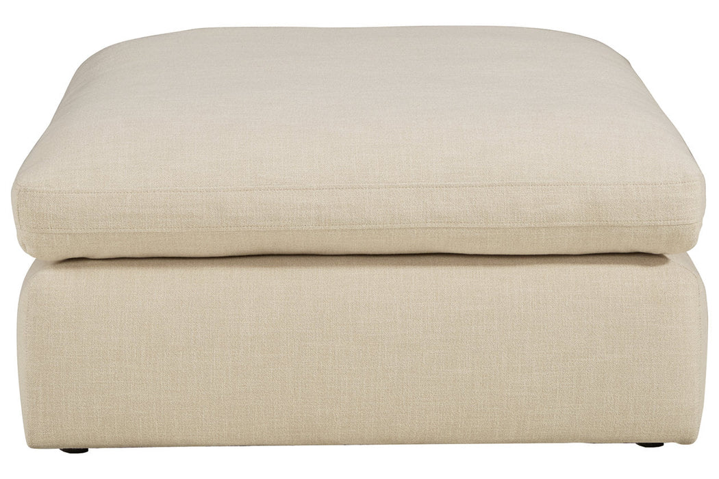 Elyza Linen Oversized Accent Ottoman - 1000608 - Vega Furniture