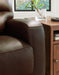 Emberla Coffee Swivel Glider Recliner - U4480561 - Vega Furniture
