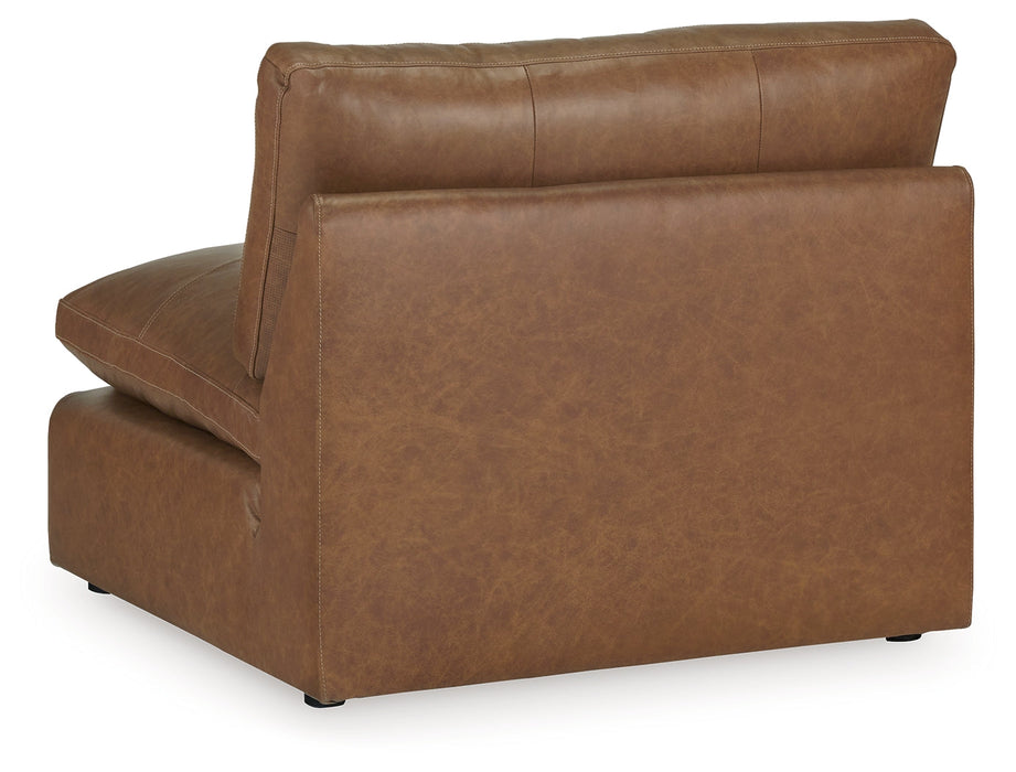 Emilia Caramel Armless Chair - 3090146 - Vega Furniture