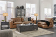 Emilia Caramel Leather 3-Piece Sofa - SET | 3090164 | 3090165 | 3090146 - Vega Furniture