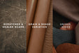 Emilia Caramel Leather 4-Piece Sectional - SET | 3090164 | 3090165 | 3090146 | 3090177 - Vega Furniture
