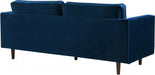 Emily Blue Velvet Sofa - 625Navy-S - Vega Furniture