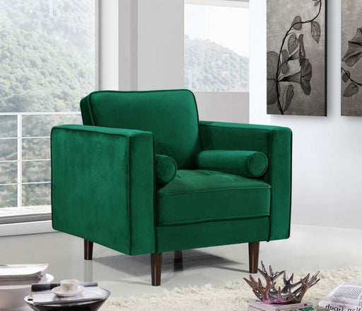 Emily Green Velvet Chair - 625Green-C - Vega Furniture