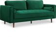 Emily Green Velvet Sofa - 625Green-S - Vega Furniture