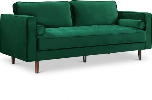 Emily Green Velvet Sofa - 625Green-S - Vega Furniture