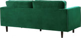 Emily Green Velvet Sofa - 625Green-S - Vega Furniture