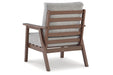 Emmeline Brown/Beige Outdoor Lounge Chair with Cushion, Set of 2 - P420-820 - Vega Furniture