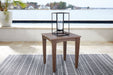 Emmeline Brown Outdoor End Table - P420-702 - Vega Furniture