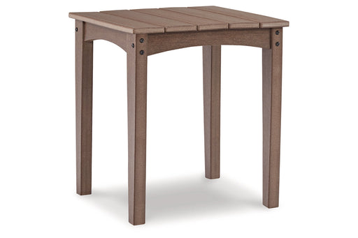 Emmeline Brown Outdoor End Table - P420-702 - Vega Furniture