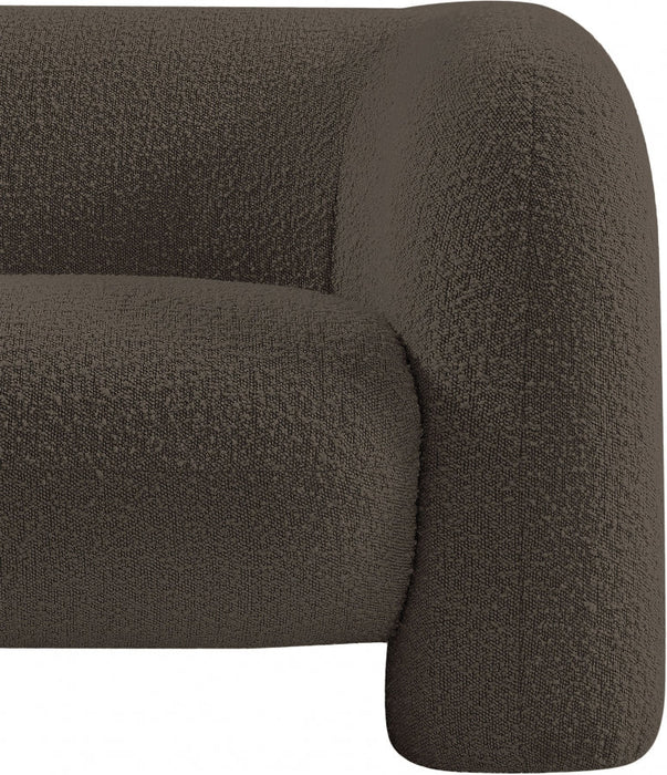 Emory Boucle Fabric Chair Brown - 139Brown-C - Vega Furniture