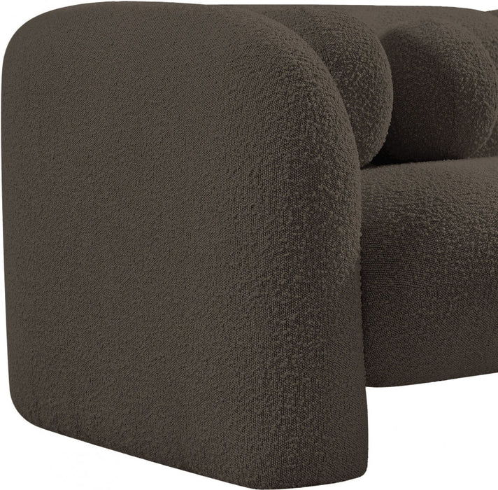 Emory Boucle Fabric Chair Brown - 139Brown-C - Vega Furniture