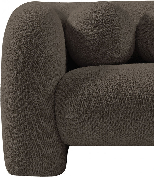 Emory Boucle Fabric Chair Brown - 139Brown-C - Vega Furniture