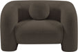 Emory Boucle Fabric Chair Brown - 139Brown-C - Vega Furniture