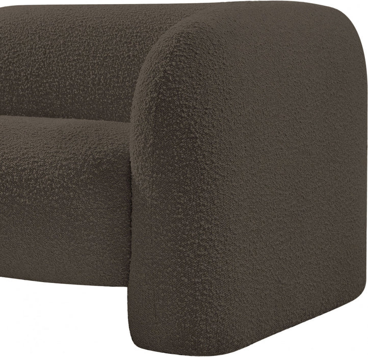 Emory Boucle Fabric Chair Brown - 139Brown-C - Vega Furniture