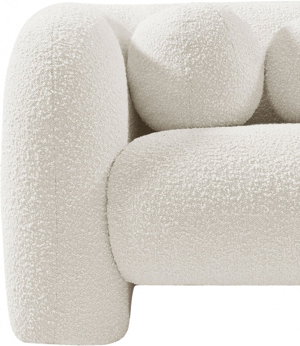 Emory Boucle Fabric Chair Cream - 139Cream-C - Vega Furniture