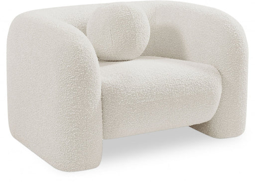 Emory Boucle Fabric Chair Cream - 139Cream-C - Vega Furniture