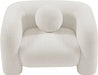 Emory Boucle Fabric Chair Cream - 139Cream-C - Vega Furniture