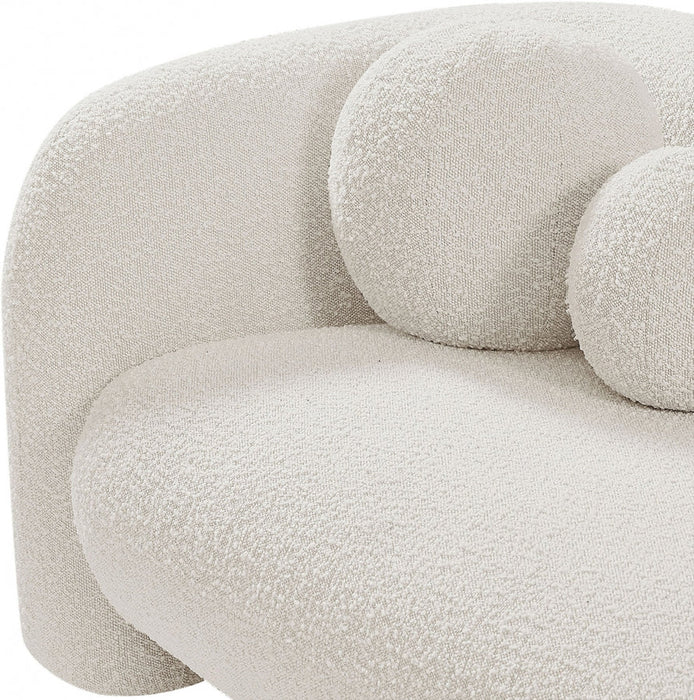 Emory Boucle Fabric Chair Cream - 139Cream-C - Vega Furniture