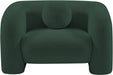 Emory Boucle Fabric Chair Green - 139Green-C - Vega Furniture