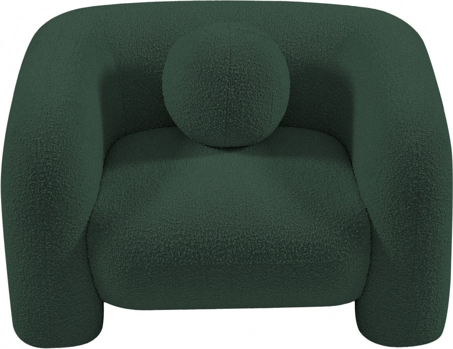 Emory Boucle Fabric Chair Green - 139Green-C - Vega Furniture