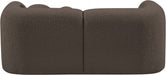 Emory Boucle Fabric Loveseat Brown - 139Brown-L - Vega Furniture