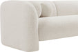 Emory Boucle Fabric Loveseat Cream - 139Cream-L - Vega Furniture