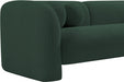 Emory Boucle Fabric Loveseat Green - 139Green-L - Vega Furniture