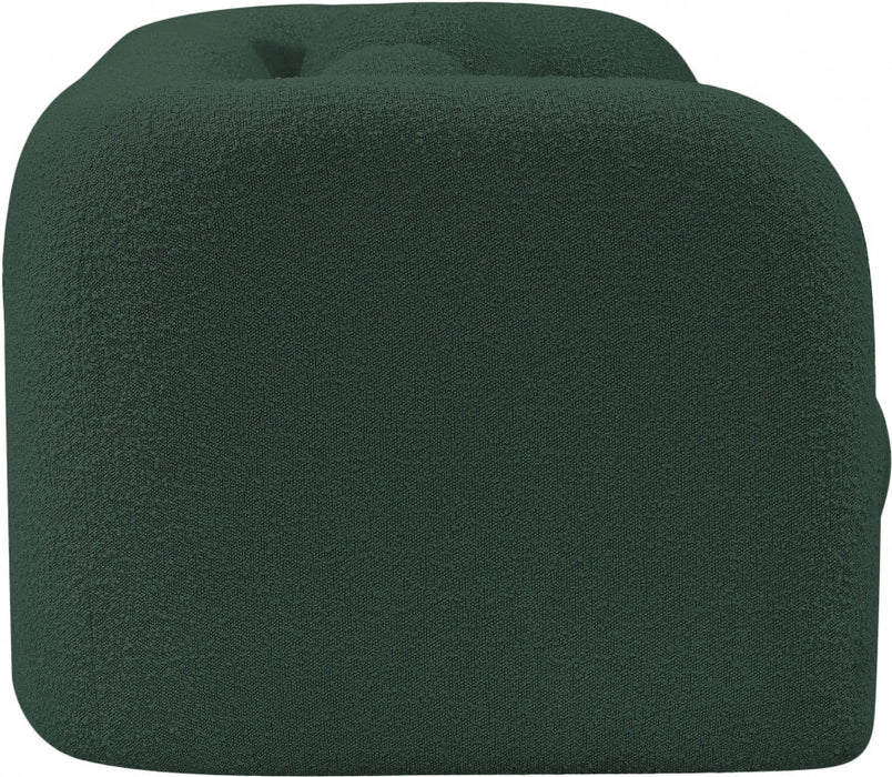 Emory Boucle Fabric Loveseat Green - 139Green-L - Vega Furniture