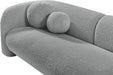 Emory Boucle Fabric Loveseat Grey - 139Grey-L - Vega Furniture