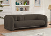 Emory Boucle Fabric Sofa Brown - 139Brown-S - Vega Furniture