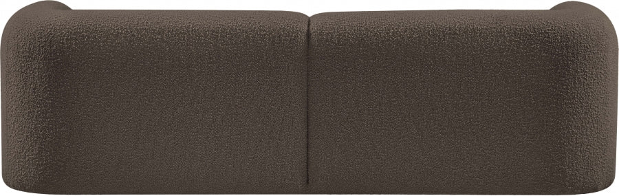 Emory Boucle Fabric Sofa Brown - 139Brown-S - Vega Furniture