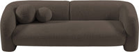 Emory Boucle Fabric Sofa Brown - 139Brown-S - Vega Furniture