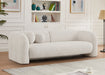 Emory Boucle Fabric Sofa Cream - 139Cream-S - Vega Furniture