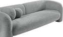 Emory Boucle Fabric Sofa Grey - 139Grey-S - Vega Furniture